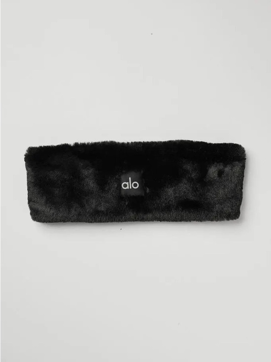 ALO YOGA | ✨NWOT✨ Faux Fur Ear Warmers in Black main image 4
